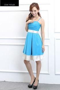 欧美拼色吊带图片,演绎夏日风情新潮流