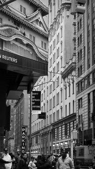 黑白欧美街道图片大全,穿越时光的街道记忆